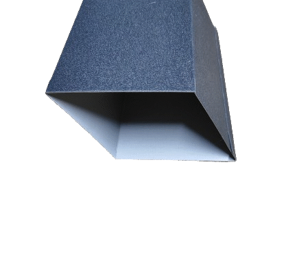 šoninis rombo tvoros lankstinio vaizdas